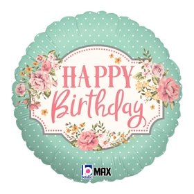 Vintage Birthday 18" 36885 (Single Pack) - FestiUSA