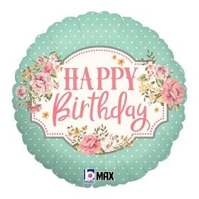 Vintage Birthday 18" 36885 (Single Pack) - FestiUSA